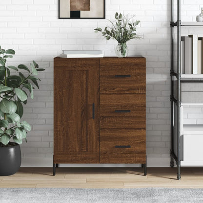 Sideboard Brown Oak 69.5x34x90 cm Engineered Wood