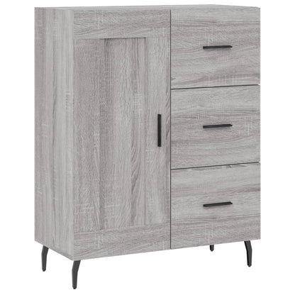 Sideboard Grey Sonoma 69.5x34x90 cm Engineered Wood