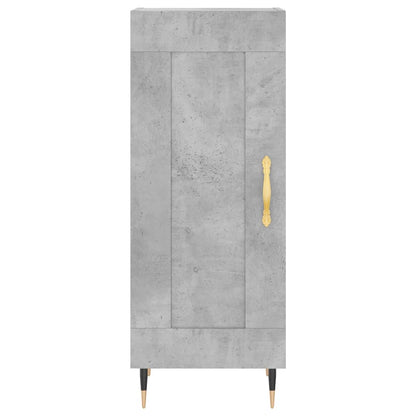 Sideboard Concrete Grey 34.5x34x90 cm Engineered Wood