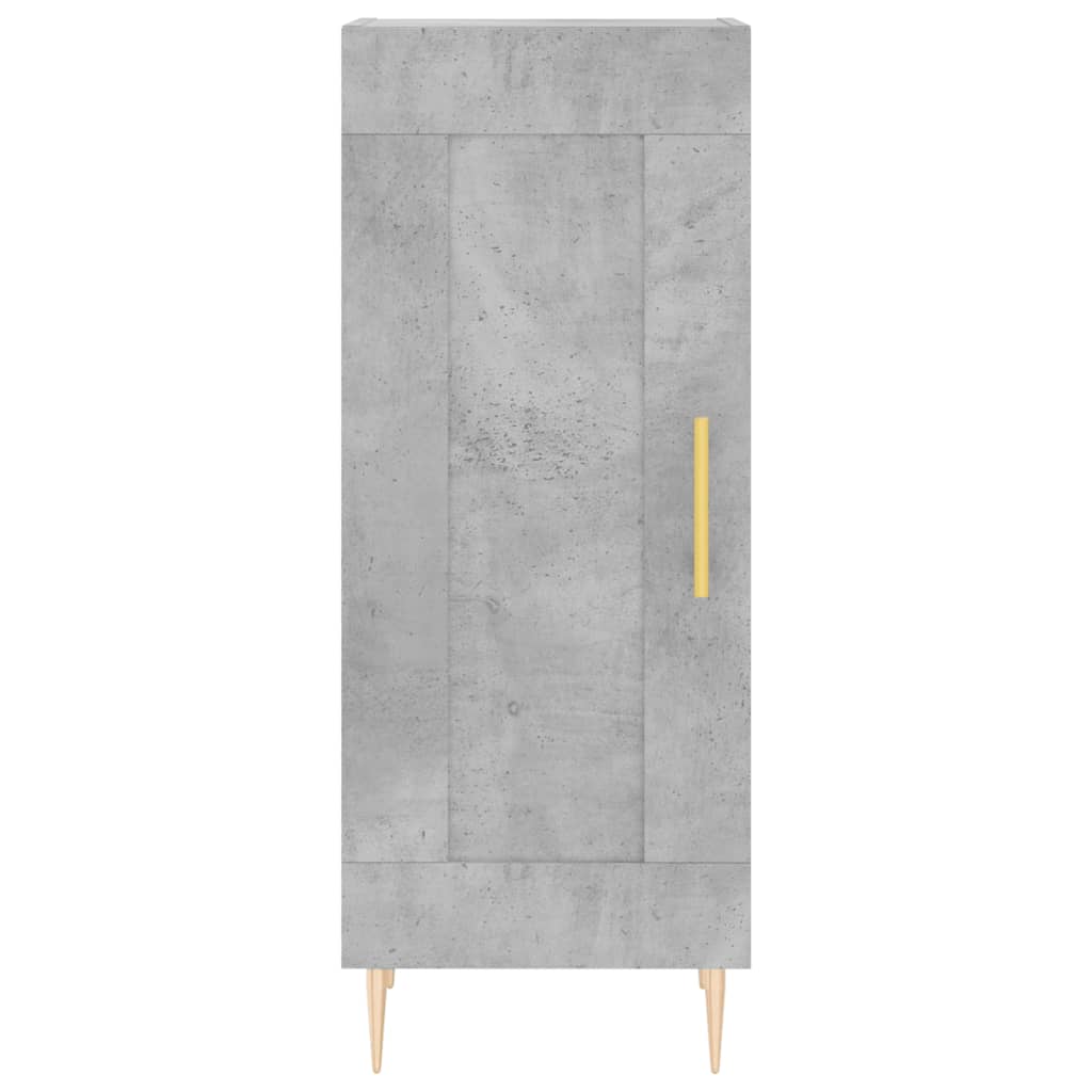 Sideboard Concrete Grey 34.5x34x90 cm Engineered Wood