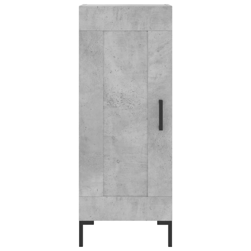 Sideboard Concrete Grey 34.5x34x90 cm Engineered Wood