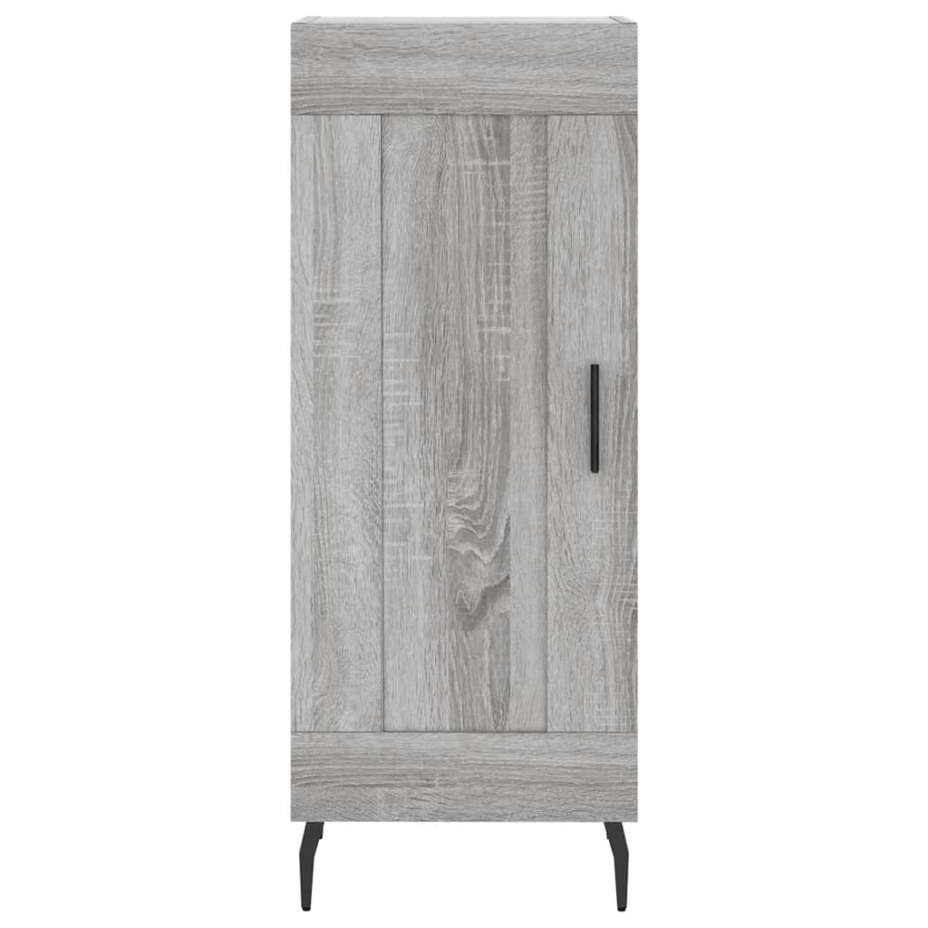 Sideboard Grey Sonoma 34.5x34x90 cm Engineered Wood