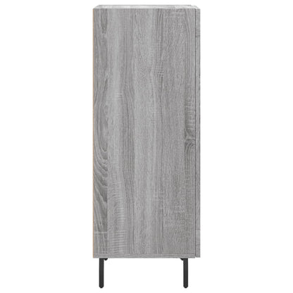 Sideboard Grey Sonoma 34.5x34x90 cm Engineered Wood