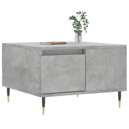 Coffee Table Concrete Grey 55x55x36.5 cm Engineered Wood