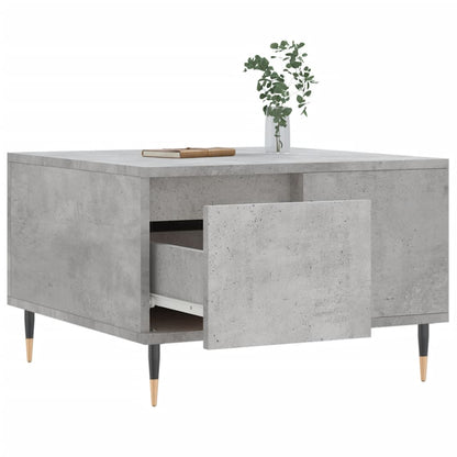 Coffee Table Concrete Grey 55x55x36.5 cm Engineered Wood