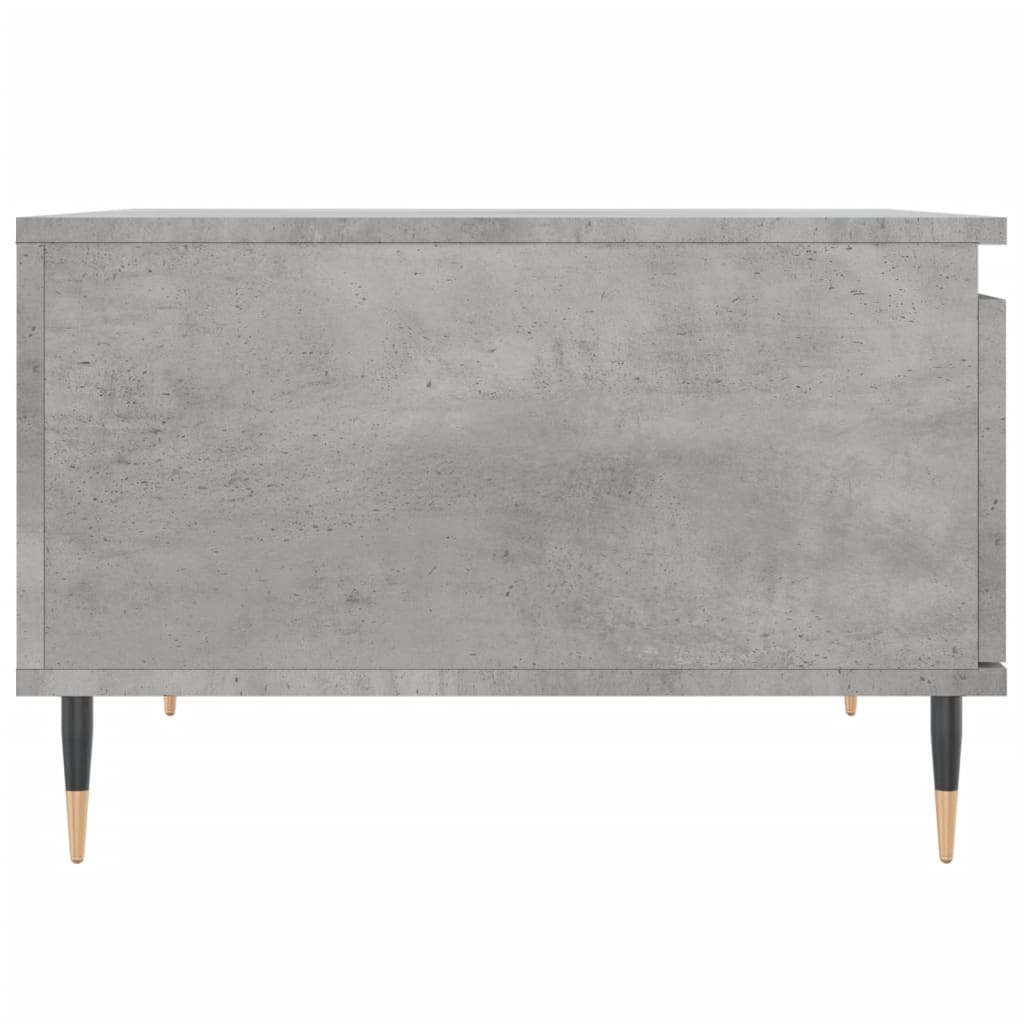 Coffee Table Concrete Grey 55x55x36.5 cm Engineered Wood