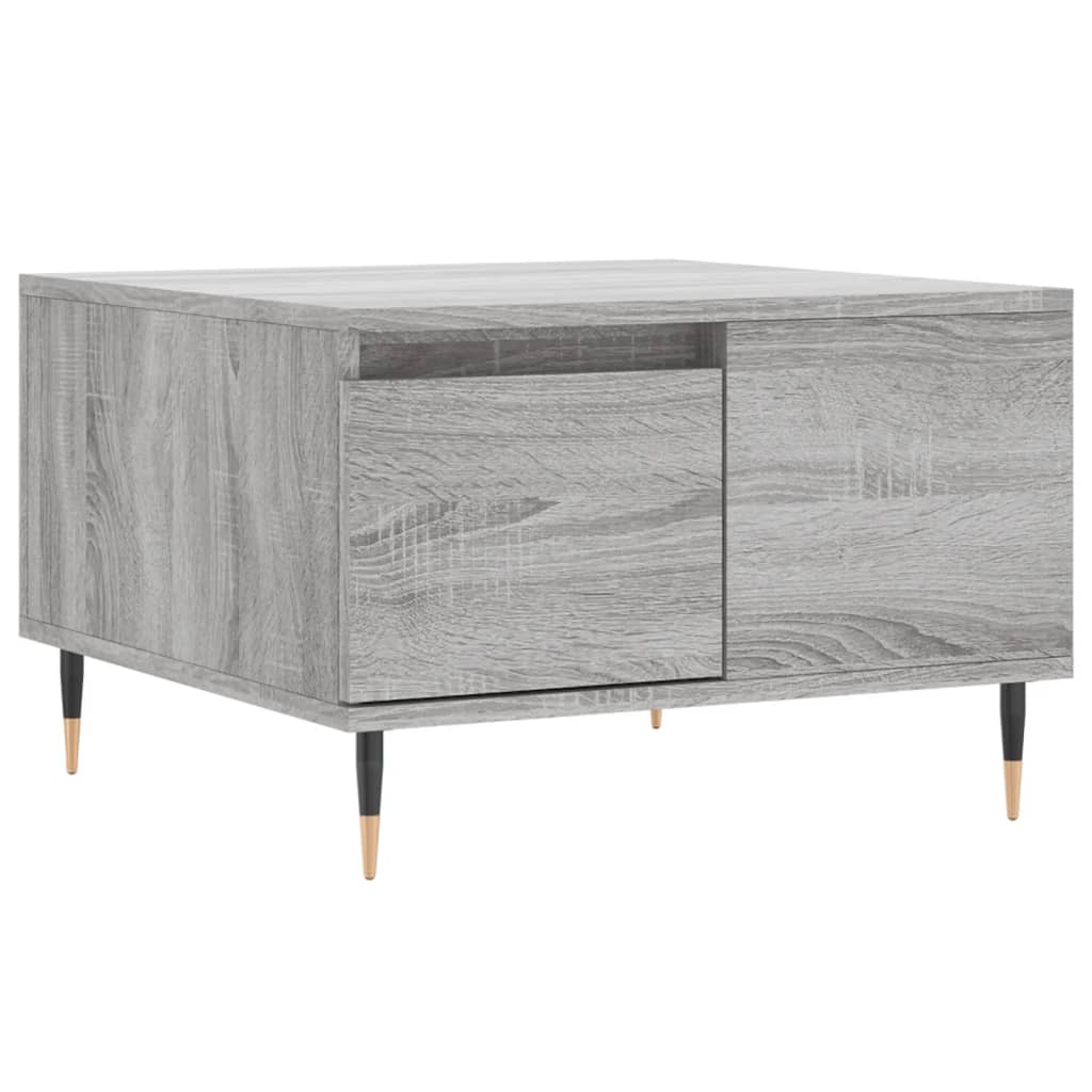 Coffee Table Grey Sonoma 55x55x36.5 cm Engineered Wood