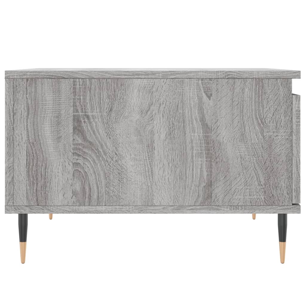 Coffee Table Grey Sonoma 55x55x36.5 cm Engineered Wood