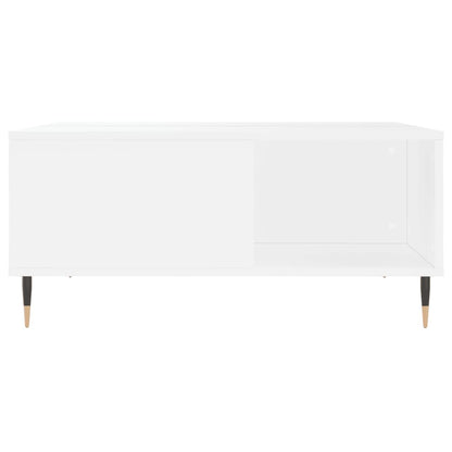 Coffee Table White 80x80x36.5 cm Engineered Wood