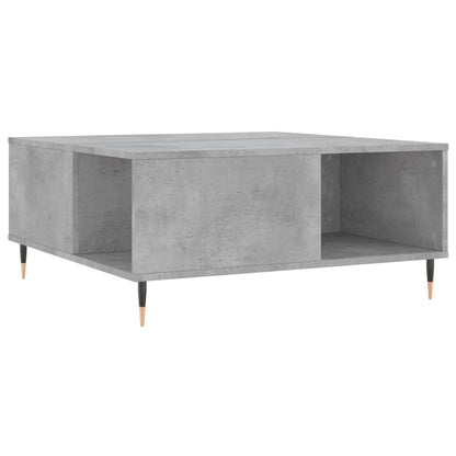 Coffee Table Concrete Grey 80x80x36.5 cm Engineered Wood