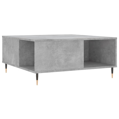 Coffee Table Concrete Grey 80x80x36.5 cm Engineered Wood