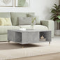 Coffee Table Concrete Grey 80x80x36.5 cm Engineered Wood