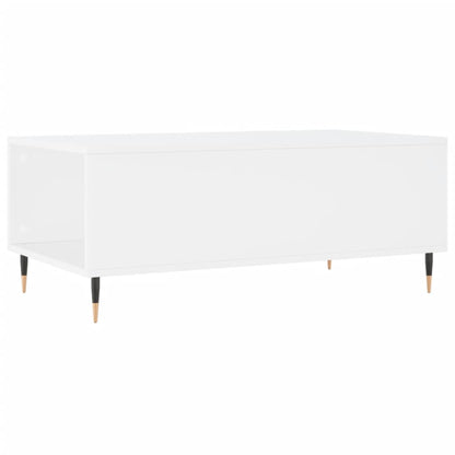 Coffee Table White 90x50x36.5 cm Engineered Wood