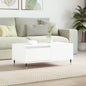 Coffee Table White 90x50x36.5 cm Engineered Wood