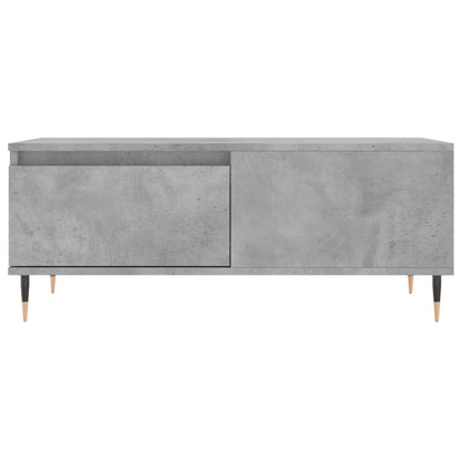 Coffee Table Concrete Grey 90x50x36.5 cm Engineered Wood