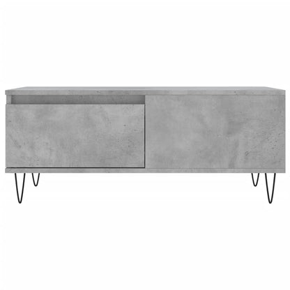 Coffee Table Concrete Grey 90x50x36.5 cm Engineered Wood