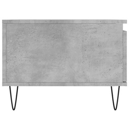 Coffee Table Concrete Grey 90x50x36.5 cm Engineered Wood