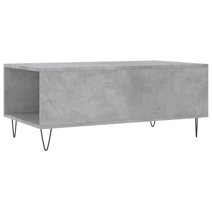 Coffee Table Concrete Grey 90x50x36.5 cm Engineered Wood