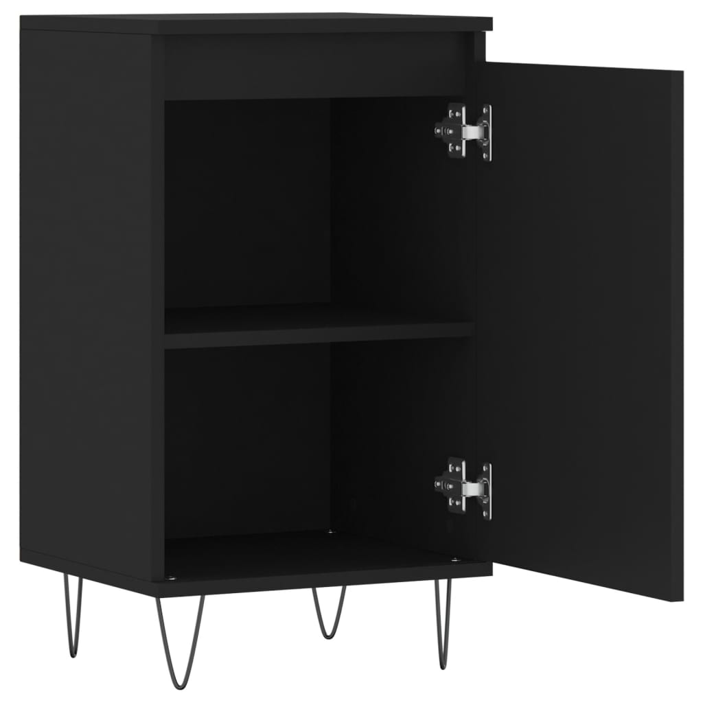 Sideboard Black 40x35x70 cm Engineered Wood