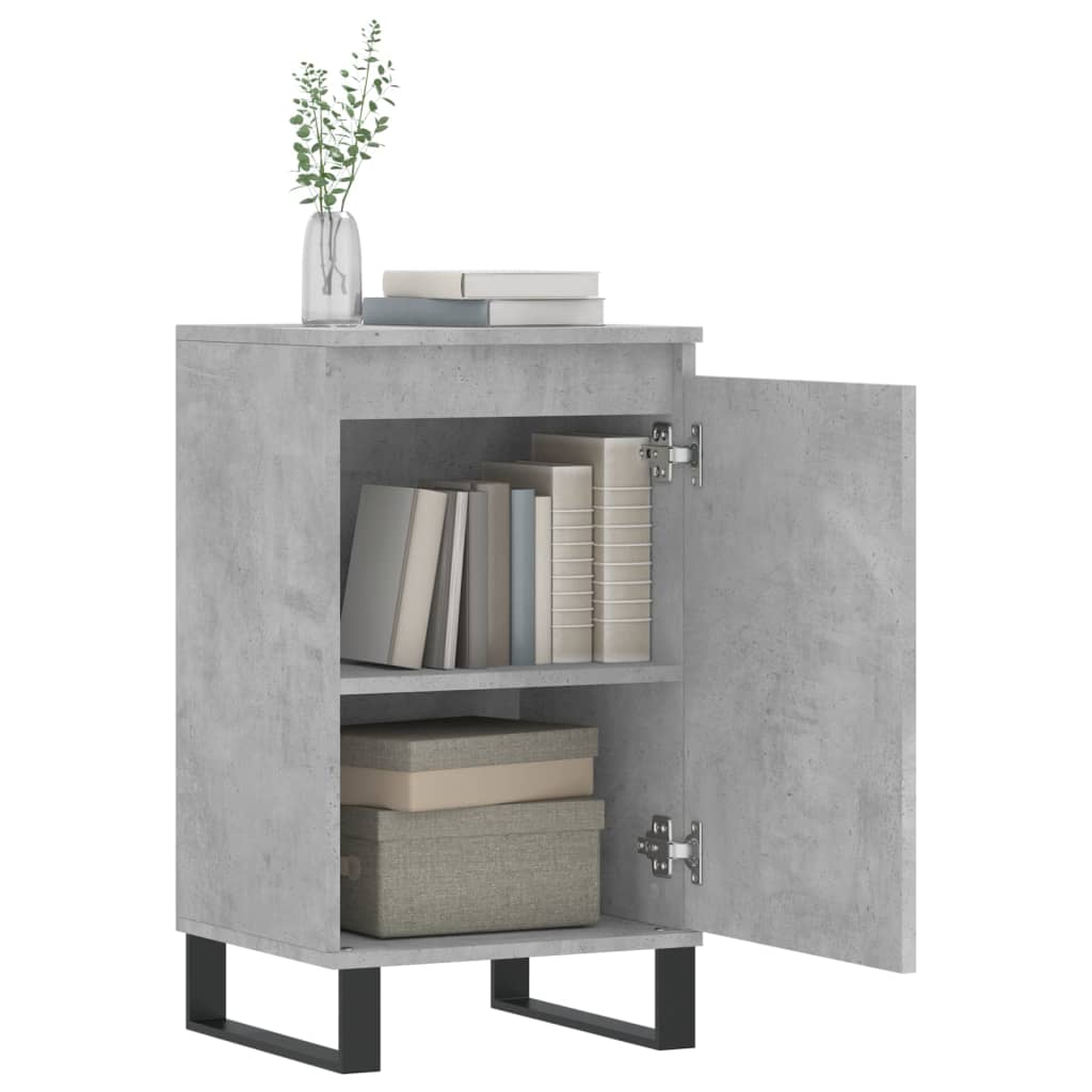 Sideboards 2 pcs Concrete Grey 40x35x70 cm Engineered Wood