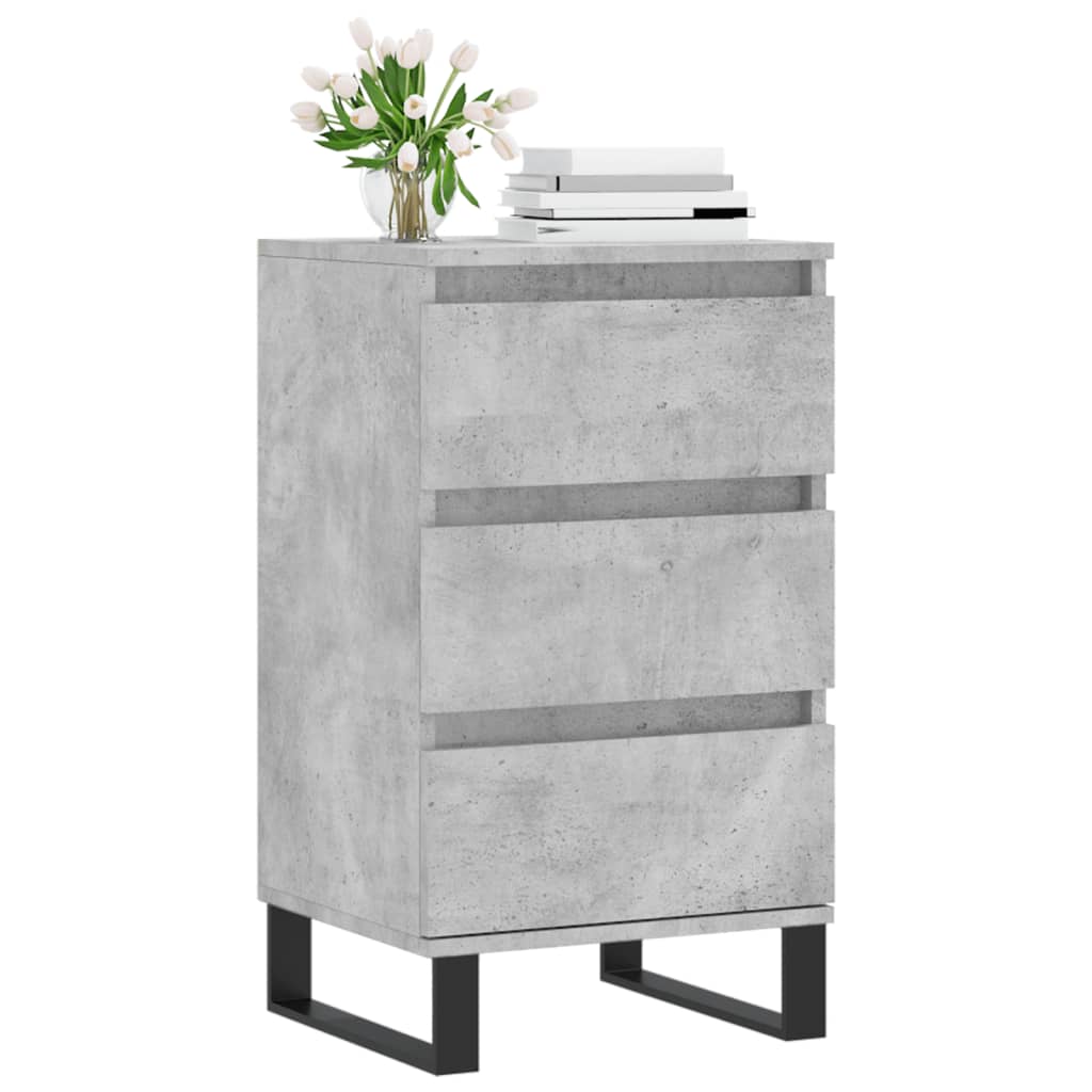 Sideboard Concrete Grey 40x35x70 cm Engineered Wood