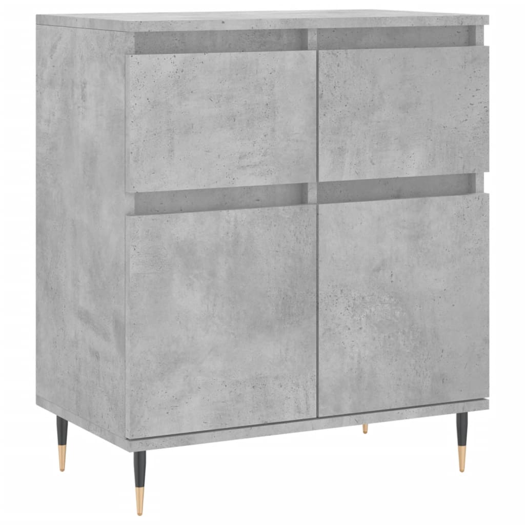 Sideboard Concrete Grey 60x35x70 cm Engineered Wood