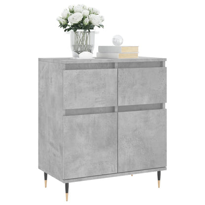 Sideboard Concrete Grey 60x35x70 cm Engineered Wood