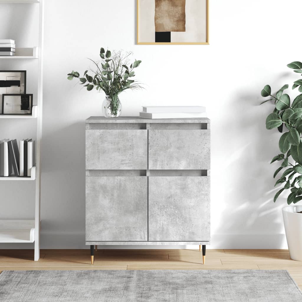 Sideboard Concrete Grey 60x35x70 cm Engineered Wood