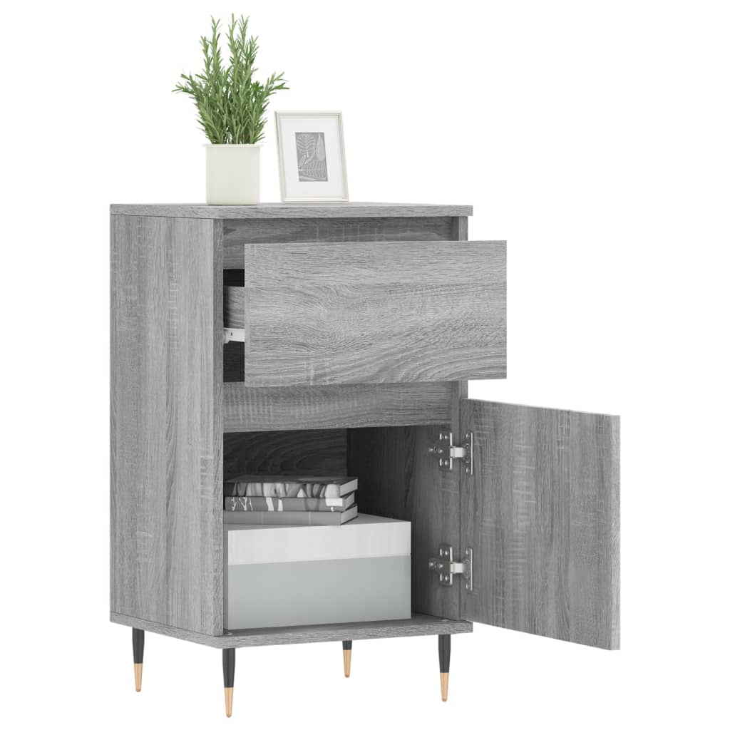 Sideboards 2 pcs Grey Sonoma 40x35x70 cm Engineered Wood