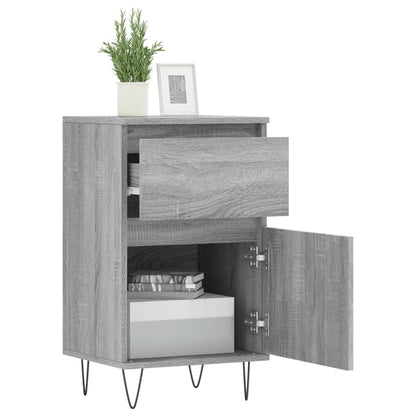 Sideboards 2 pcs Grey Sonoma 40x35x70 cm Engineered Wood