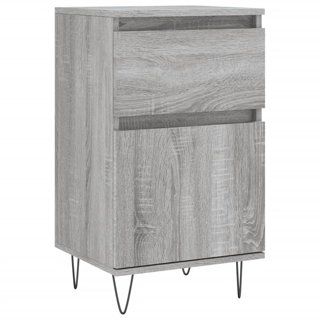 Sideboards 2 pcs Grey Sonoma 40x35x70 cm Engineered Wood