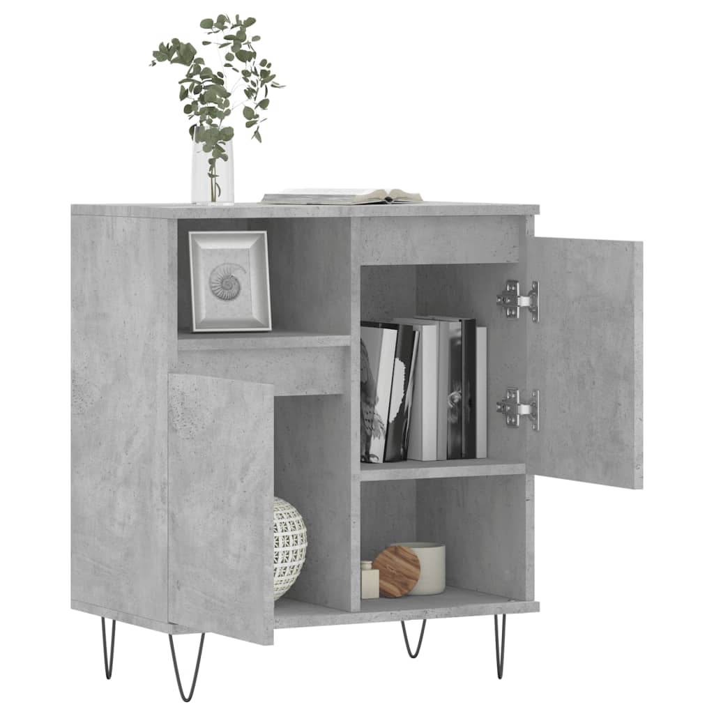 Sideboard Concrete Grey 60x35x70 cm Engineered Wood