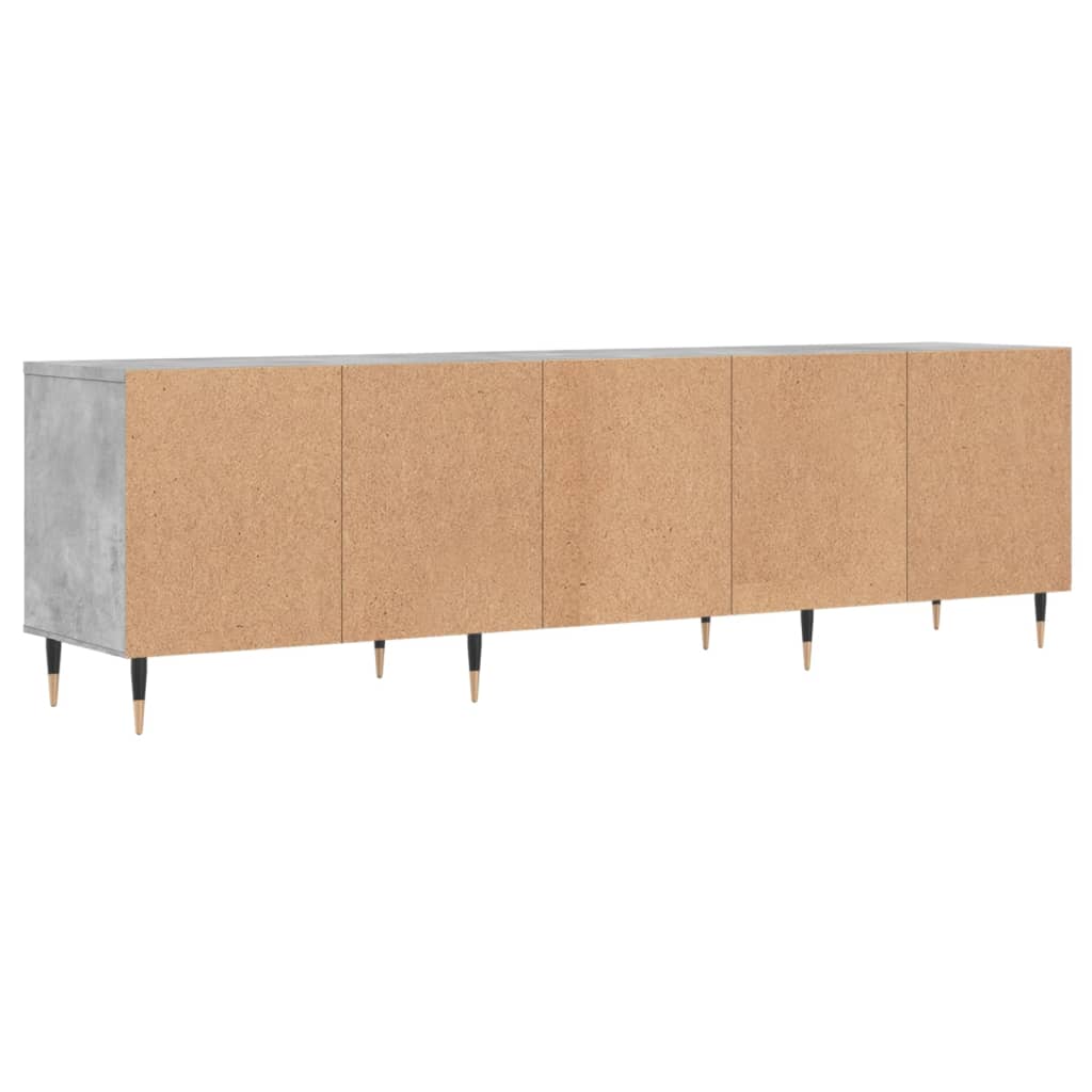 TV Cabinet Concrete Grey 150x30x44.5 cm Engineered Wood