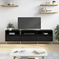 TV Cabinet Black 150x30x44.5 cm Engineered Wood