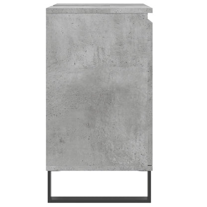 Bathroom Cabinet Concrete Grey 58x33x60 cm Engineered Wood