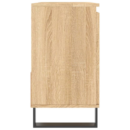 Bathroom Cabinet Sonoma Oak 65x33x60 cm Engineered Wood