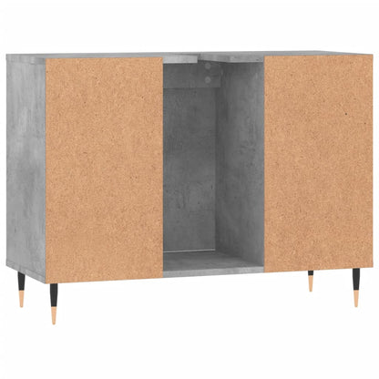 Bathroom Cabinet Concrete Grey 80x33x60 cm Engineered Wood