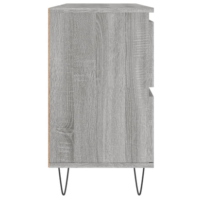 Bathroom Cabinet Grey Sonoma 80x33x60 cm Engineered Wood