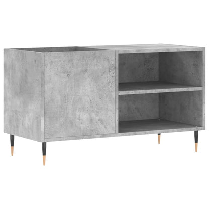 Record Cabinet Concrete Grey 85x38x48 cm Engineered Wood