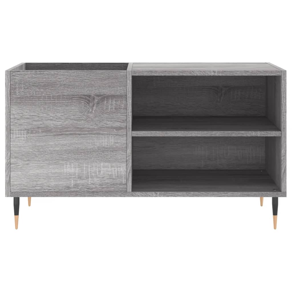 Record Cabinet Grey Sonoma 85x38x48 cm Engineered Wood