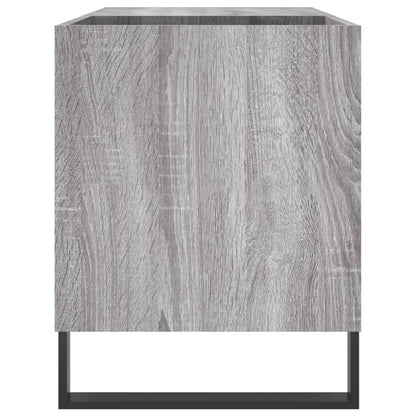 Record Cabinet Grey Sonoma 85x38x48 cm Engineered Wood