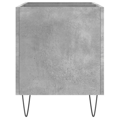 Record Cabinet Concrete Grey 74.5x38x48 cm Engineered Wood