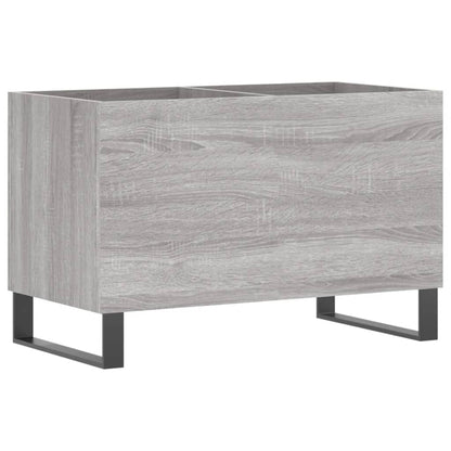 Record Cabinet Grey Sonoma 74.5x38x48 cm Engineered Wood