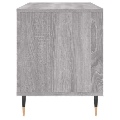 Record Cabinet Grey Sonoma 100x38x48 cm Engineered Wood