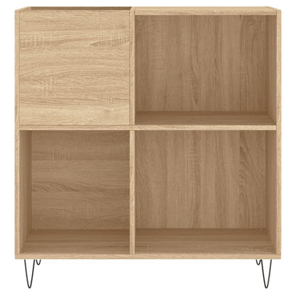 Record Cabinet Sonoma Oak 84.5x38x89 cm Engineered Wood