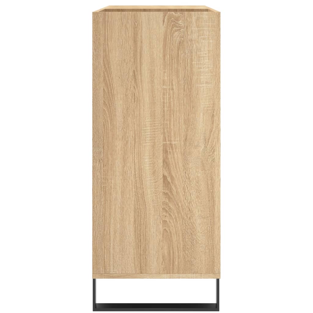 Record Cabinet Sonoma Oak 84.5x38x89 cm Engineered Wood