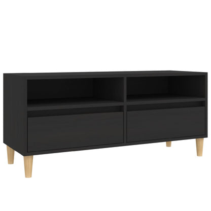 TV Cabinet Black 100x34.5x44.5 cm Engineered Wood