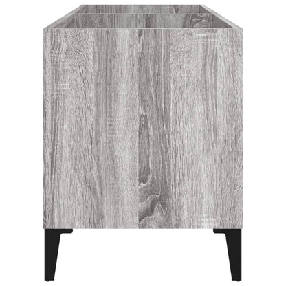 Record Cabinet Grey Sonoma 74.5x38x48 cm Engineered Wood