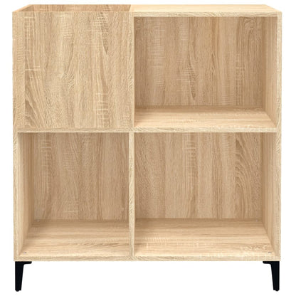 Record Cabinet Sonoma Oak 84.5x38x89 cm Engineered Wood