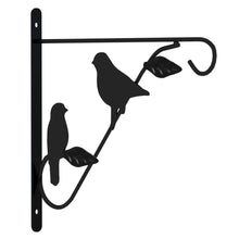 Load image into Gallery viewer, Hanging Basket Brackets with Planters 4 pcs Black Steel

